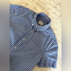 CREWCUTS Button Down Short Sleeve Shirt - Size 14 Youth